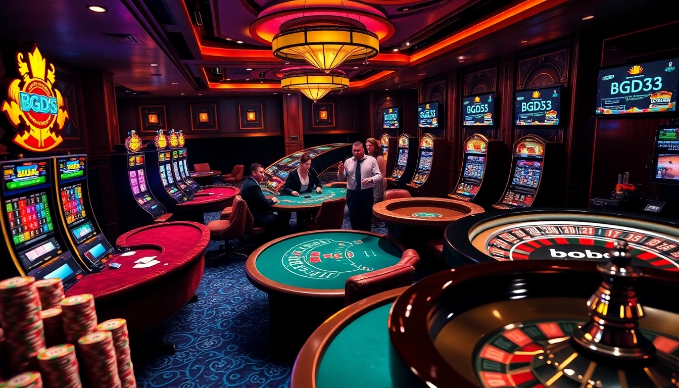 bgd33 casino players enjoying high-stakes poker game