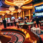 Experience the thrilling gameplay at TR88 Casino with lively roulette action and vibrant poker tables.